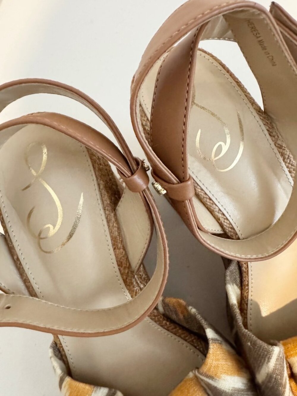 Sam Edelman Theresa Platform Heel Strappy Sandals Summer Vacation Resort Boho 8 - Picture 13 of 13